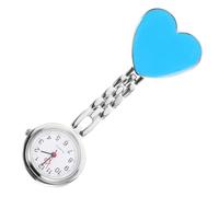 Beavorty Pocket Watch Essential Nurses Accessories with Quartz Movement Heart-Shaped Nurse and Waterproof Alloy Case Luminous Hands for Setting and Hospital Use