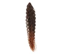 Beavorty Ponytail Curly Wig Extension for Women Deep Curl Design Secure Drawstring Fit Soft Synthetic Hair Versatile for Daily Wear Special Events