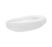 Beavorty Portable Bedpan Urinal for Elderly and Pregnant Women, White Plastic Female Urination Device and Male Bed Urinal, Patient Care Potty for Bedridden and Wheelchair Use