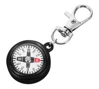 Beavorty Portable Multifunctional Hiking Compass with Key Ring, Sturdy Abs Plastic Small Compass for Climbing and Outdoor Camping Supplies, Practical and Lightweight Navigation Tool