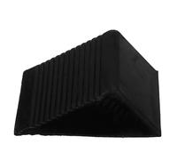 Beavorty Portable, Pad Rubber for Truck Tire and Car Triangle Non-slip Stop Control Tool Sturdy Black Material Safety Parking and Wheel