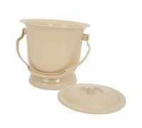 Beavorty Portable Plastic Urinal Bottle with Lid and Handle for Pregnant Women Elderly and Patients Spill Resistant Commode Replacement Bucket for Bedside Use Multiuser Design