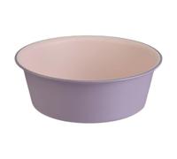 Beavorty Portable Round Plastic Foot Soaking Tub with Nonslip Base for Salon Use and Beauty Routines Easy to Clean