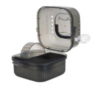 Beavorty Portable Small Animal Carrier for Hamsters and Chinchillas with Double-layer Design, Ventilated Abs Material Travel Cage Suitable for Visits the Vet and Outdoor Travel