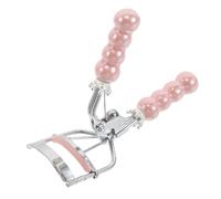 Beavorty Professional Eyelash Curler with Carbon Steel Frame, Ceramic Crown Handle, Compact Design for Asian Eyelashes, Portable Travel Makeup Tool for Women
