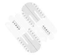 Beavorty Pupillary Distance Ruler Optical Pupillometer 2Pcs Measuring Tool for Eyeglasses Lightweight for Opticians and Eyewear Fitting