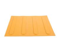 Beavorty PVC Tactile Mat for Visually Impaired Individuals, Orange Safety Mat with Highly Visible Warning Surface, Suitable for Indoor Pathways and Road Transportation to Enhance