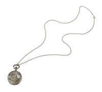 Beavorty Quartz Pocket Watch Skeleton Design Train Watch Elegant Chain Pendant Random Style