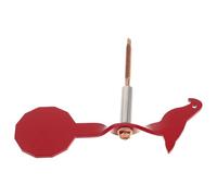 Beavorty Red Bird Shooting Target Metal with Auto Reset and Reactive Feedback Features, Heavy-duty Iron Construction for Outdoor Practice Range and Backyard Shooting