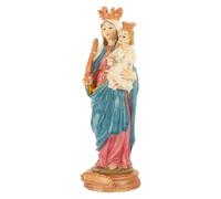 Beavorty Resin Madonna Statue Mary Ornament Resin Catholicism Decor Lightweight Smooth Surface Unique Shape Church Decoration Display