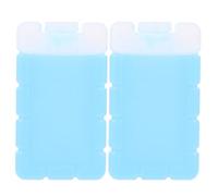 Beavorty Reusable Ice Cooling Packs 150ml 2pcs Set Portable Fresh Keeping Cold Gel Boxes for Lunch Boxes Outdoor Cooler Bags Pain Relief and Cold Therapy