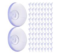 Beavorty Reusable Suction Hooks 200Pcs for Glass Tabletop Decoration and Rope Hanging