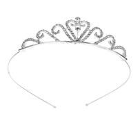 Beavorty Rhinestone Tiara Headband for Boy Girl Fashionable Princess Hair Clip All-match Boy Girl Barrettes Suitable for Weddings and Parties Circumference
