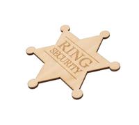 Beavorty Rustic Wooden Brooch Pin for Weddings Charming Ring Bearer Badge Gift Lightweight Accessory for Suits Sweaters Dresses and Coats for Bride Groom and Groomsmen