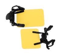 Beavorty Safety Glasses Shield Universal Frame Compatibility with Comfortable Lightweight Abs Design for Eye Protection 2pcs Yellow Side Panel for Competitive Archery and Shooting