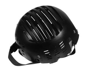 Beavorty Safety Helmet Insert Liner with Universal Chin Strap, Pe Hard Hat Bump Cap Accessory for Construction Work Caps, High Strength Black Shell Protective Inner Pad for Head Protection