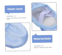 Beavorty Satin Ballet Shoes Soft Sole Gymnastics Flats for Women Dance Practice with Non-Slip Flexible Sole Comfortable Slippers for Precise Movement and Performance Sky Blue