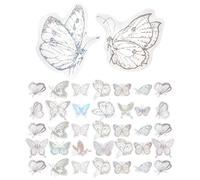 Beavorty Scrapbook Holographic DIY Stickers Journal Accessories Craft Material for Handbook Sticker Collection Laser Hot Stamping Design