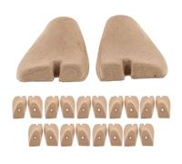 Beavorty Shoe Trees 10 Pairs Paper Pulp Shoe Inserts for Leather Shoes and Dress Shoes Anti-deformation Shapers for Office Use US Size 9-10