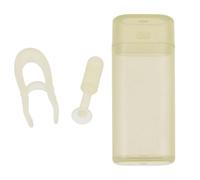 Beavorty Silicone Applicator Tool Set with Suction Stick and Small Tweezers, Soft Removal and Insertion Aid, Portable Eye Care Tool for Travel and Daily Use