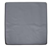 Beavorty Silicone Dishwasher Pan 60X60Cm Waterproof Raised Edge Tray Gray Leak-Proof Mat for Kitchen Floor and Dish Drainer Protection