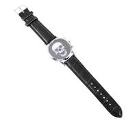 Beavorty Skull Men's Watch Skeleton Watch Quartz Horrible Pattern for Daily Wear and Casual Occasions Skull Gifts for Men