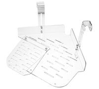 Beavorty Small Acrylic Turtle Dock Basking Platform with Hook Wear-resistant Floating Ramp Turtle Accessory for Aquarium and Reptile Habitat