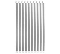 Beavorty Small Extension Springs Universal Compatibility with Hooks 10 Pcs Stainless Steel Hooked Tension Springs for Desktop Office Stapler for Office Needs and DIY Repair Projects