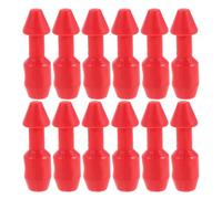 Beavorty Spearfishing repair inserts Plastic Band Wishbones Inserts 12pcs Red Enhances Shooting Stability for Underwater Fishing Diving