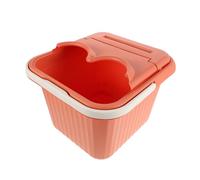 Beavorty Square Over-knee Foot Bath Soaking Tub Lid Deep Plastic Foot Soak Basin Massage Points