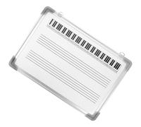 Beavorty Staff Whiteboard Music Learning Board Erasable Teaching Practice Board for Students Lines Symbol Dry Erase