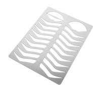 Beavorty Stainless Steel Eyebrow Template Easy Eyebrow Shaping Tool for Makeup Practice