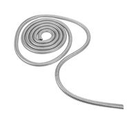 Beavorty Stainless Steel Metal Conduit Flexible Cable Hider for Electrical Cords Extended Coverage and Wire Organizing Features, Silver Cord Concealer for Office and Entertainment Centers