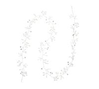 Beavorty Stunning Crystal Pearl Bridal Headband 100cm Long Hair Vine Women's Wedding Accessory for Special Events