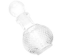 Beavorty Thickened Glass Liquor Decanter 250ml Creative Earth-Shaped Cocktail Container Wine Bottle Dispenser for Whiskey and Spirits Serving