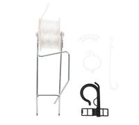 Beavorty Tomato Support Clips Greenhouse Trellising Kit 61Pcs Vine Roller Hooks for Balcony and Small Garden Allotments