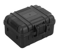 Beavorty Tool Storage Case and Metal Material with Reinforced Handle Large Capacity and Smooth Open and Close Features, Black Sponge Suitable for Clamps, Jewelry, and Multi-purpose Tools