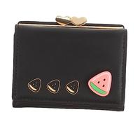 Beavorty Trifold Wallet Card Holder Compact Aesthetic Coin Purse with Card Slots Stylish PU Design for Women Lightweight and Durable for Home Outdoor Office Use