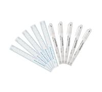 Beavorty Ultra-fine Dual Tip Tattoo Positioning Pen Precision Eyebrow Maker Skin Tattooing Pen Tool Easy to Use for Salons Shops