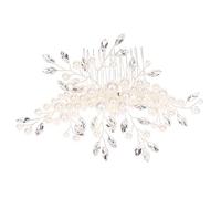 Beavorty Unique Bridal Hair Comb Pearl Diamond Wedding Headdress Fashion Headwear Photo Props