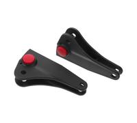Beavorty Universal Wheelchair Armrest Mount Bracket Black Plastic Material with Balanced Structural Upgrade and Easy Installation for Mobility Chairs and Electric Wheelchairs for Home