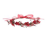 Beavorty Valentine's Day Wreath Bridal Headpieces for Wedding Hair Flowers for Women Flower Bride Wedding Hair Vine Floral Headdress