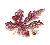 Beavorty Vintage Alloy Maple Leaf Brooch Pin for Clothes and Backpacks Thanksgiving Lapel Pin for Women Suitable for Hats Shawls and Suits for Special Occasions