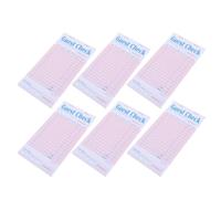 Beavorty Waitress Notepad Book for Efficient Order Management in Restaurants 6pcs Red Paper Guest Order Books with 50 Sheets Each and Guest Checks in Upscale Dining Environments