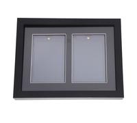 Beavorty Wall Mounted Card Display Holder 2-Slot Sports Card Frame Suitable for Collector Display