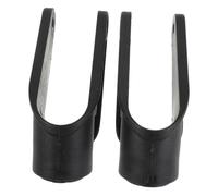 Beavorty Wheelchair Front Wheel Fork Bracket with Reinforced Pa 2pcs 6 Inch Fixed Caster Assembly and 30% Glass Fiber Material, Silent Bearing Design for Reliable Stability and Quiet