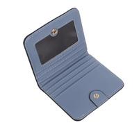 Beavorty Women's Slim Wallet Small Credit Card Holder Minimalist Design Snap Button and Zipper Pu Leather Material for Everyday Use and Card Organization for Ladies