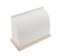 Beavorty Wood Jewelry Stand Necklace Organizer with Stylish Curved Design Solid Wood Base Space-saving Display Holder for Necklaces Bracelets Retail Counters