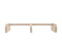 Beavorty Wooden Chicken Perch Stand for Pets, Single Large Roosting Bar for Hens and Roosters, Wooden Pigeon Bird Stand Suitable for Coop and Birdcage Accessories