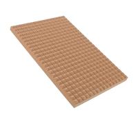 Beavorty Wooden Foot Massage Board Natural Wood Design with Pyramid-Shaped Acupressure Mat Compact Size 30x20x1.7cm for Yoga Training and Relaxation for Yoga Studio the Go